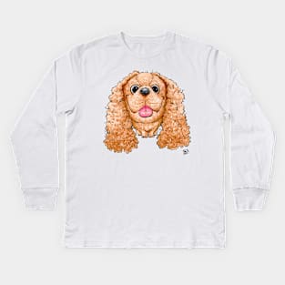 Cocker Spaniel Dog Kids Long Sleeve T-Shirt